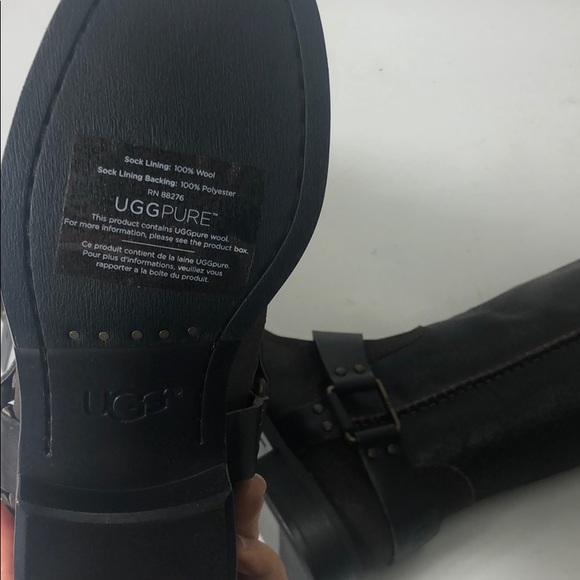 Ugg Boots Dree Dark Chocolate Tall Boots New - Picture 6 of 8